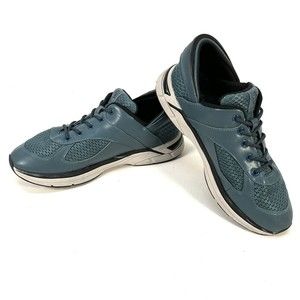 Zeba Hands Free Ocean Teal Leather Athletic Comfort Shoes Blue Men’s Size 11.5
